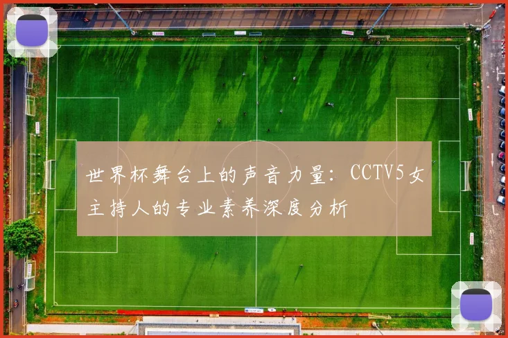 世界杯舞台上的声音力量：CCTV5女主持人的专业素养深度分析